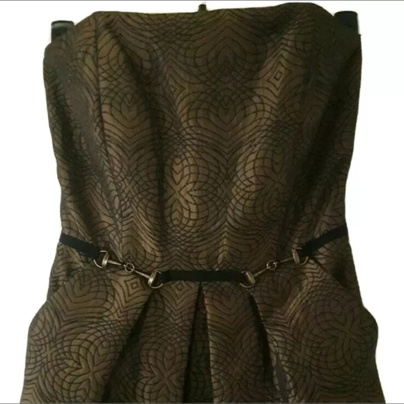 ANTONIO MELANI Strapless Prom Dress Pocket Sz 0 - Picture 3 of 6